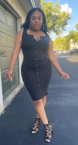 Button Me Down Dress